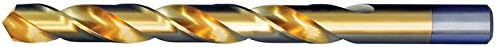 Alfa Tools J150117TNC Aço de alta velocidade de alta velocidade de 180 graus de titânio com revestimento de ouro com revestimento