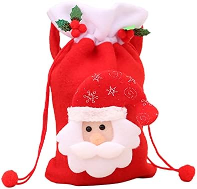 XIOS Decoração de Natal 2022 Bolsas de Dolls de Natal Bolsas de Candros Bolsas Festivas Bolsas de Desenhos Gretos