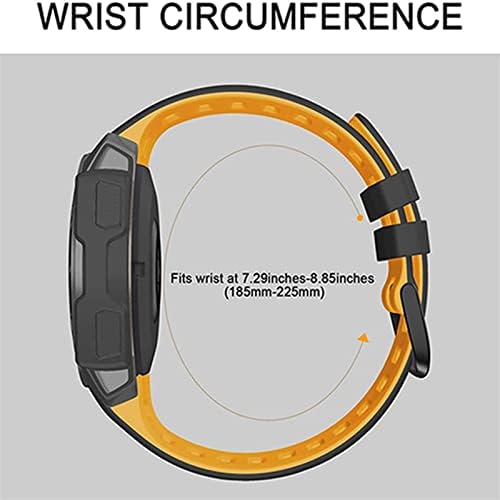 Ezzon Silicone Watch Bands tiras para Garmin Instinct Smart Watch Relógio de 22mm Banda de substituição Pulseira Instinto/esports/maré/solar