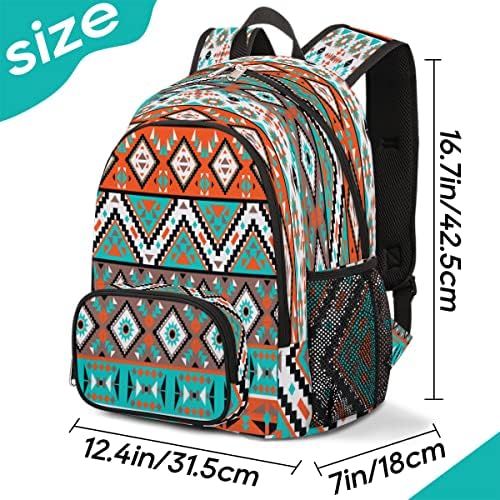 Mochilas da Escola Aztec Tribal Pardick Tribal Para meninos, meninos, adolescentes - Alunos - Mochilas de Livro da Escola