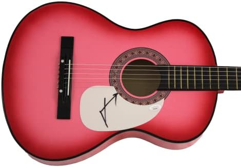 Jared Leto assinou autógrafo em tamanho rosa guitarra acústica A W/ James Spence Authentication JSA COA - Trinta segundos para