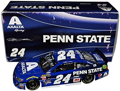 Autografado 2015 Jeff Gordon #24 Axalta Racing Penn State University Rare Rare Lionel 1/24 Escala Nascar Diecast Car com COA