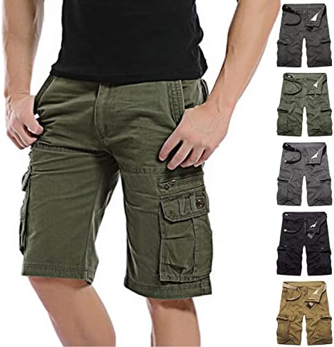 Shorts de carga masculinos de fogo de fogo ripstop shorts leves rápidos seco de caminhada respirável calça de moletom ao ar livre shorts
