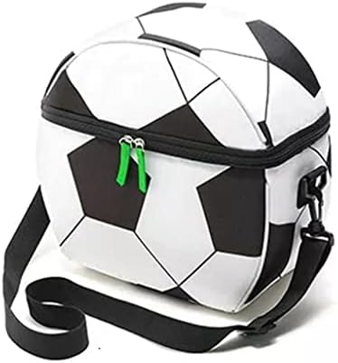 Seijy Football Isothermal Bag Fooder Luncher Saco de lancheira para crianças bolsa legal para a refeição Mulheres térmicas para mulheres para lanche