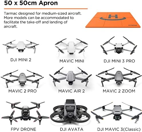 Cynova Drone Landing Pad + Mini 3 Helter Holder + RC Screen Protector