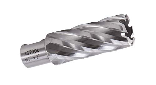 Actool 1 diâmetro × 2 profundidade de corte hss anular com 3/4 '' weldon Shank