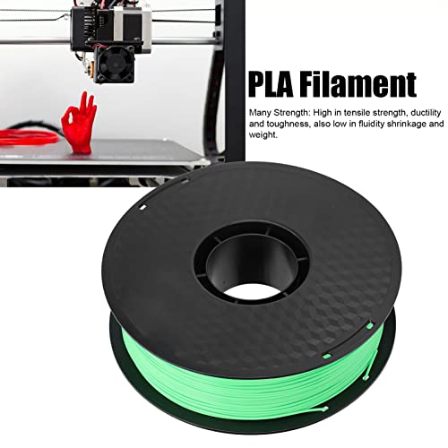 Filamento da impressora 3D, filamento de PLA 1,75 mm, filamento de impressora PLA 3D, filamento de impressão 3D, precisão dimensional de aproximadamente 0,03 mm, material de impressão de impressora filamentador PLA