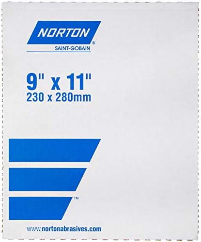 Norton 66261139366 11 x9 240-A Grit T414 Blue-Bak impermeável