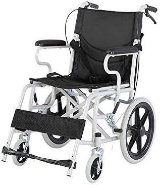 Cadeira de transporte leve e confortável e confortável Neochy Cadeira de roda dobrável para transporte e armazenamento turismo