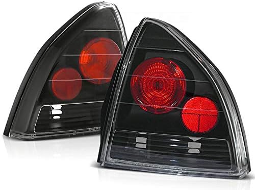 V-MaxZone Parts Luzes traseiras VR-1855 Lâmpada traseira Lâmpada traseira Lâmpada de 1 par e lado do passageiro Conjunto preto