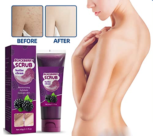 Blackberrys Scrub Body Scrub Skin Hidratante A limpeza da pele Melhore o kit de cuidados com a pele da pele de frango