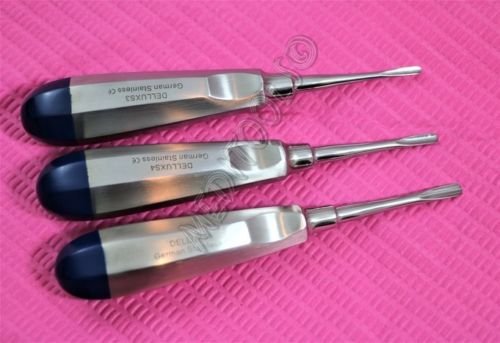 Cirurgia odontológica reta de 3 PC extraindo luxuante elevador de ponta da raiz apical-alemã