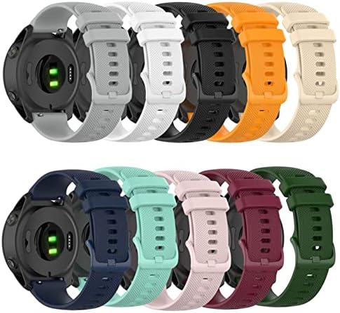 IOTUP 20 22mm Redução rápida Silicone Band Band Strap for Garmin Forerunner 745 Smart Watch Watch Band Strap
