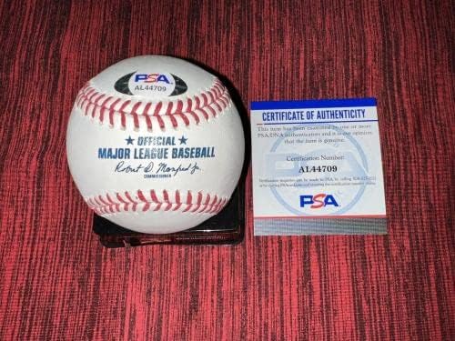 Joe Maddon assinou assinou o Hall of Fame Baseball Cubs Angels Rays PSA/DNA - bolas de beisebol autografadas