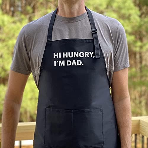 Oi fome, eu sou pai avental, avental engraçado para homens, avental de churrasco, avental engraçado para papai, velhinhos