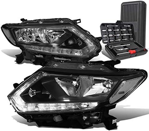 Estilo de fábrica liderou o pacote DRL Halogen Fartlights com kit de ferramentas compatíveis com Nissan Rogue 14-16, lado do motorista