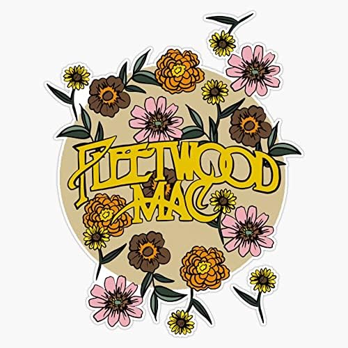 Vision Sinais de Fleetwood Flowers Mac Bumper Stick Vinyl Decals de 5 polegadas