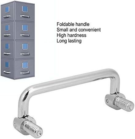 Móveis Hilitand Handeld Handle Porta Pulls Gabinete Peças de hardware Ferro de metal + 304 Aço inoxidável prata 100mm