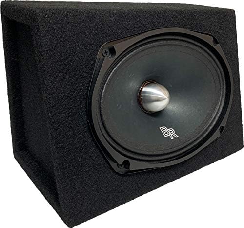 Bass Rockers carregados 6x9 Caixas pares com alto -falantes de balas de 600 watts 8 ohms para carro, casa e DJ configurado