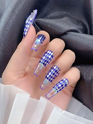 Diamond Unh Nail Glitter lantejas 1 caixa 12 cores Diy Design Manicure Decorações