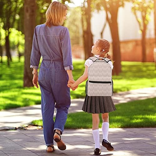 Mochila de viagem VBFOFBV para mulheres, caminhada de mochila ao ar livre esportes mochila casual Daypack, japonês simples de geometria clássica rosa