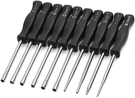 10 PCS Kit de chave de fenda da ferramenta de limpeza do carburador para ajuste de carburador de 2 ciclo comum de