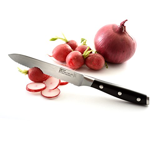 Norpro aço inoxidável de 5 polegadas de 5 polegadas de faca de tomate