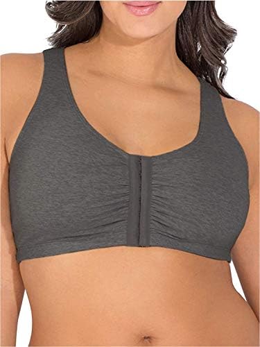 Fruto do Loom Front Frosture Feching Cotton Bra