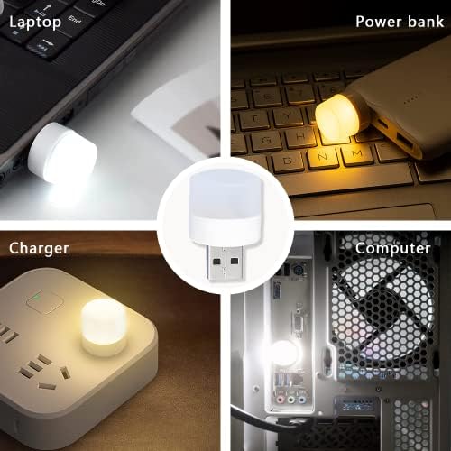 10pcs luzes USB BY Night Night Lights Inclua-se na parede LED mini lâmpada pequena luz noturna