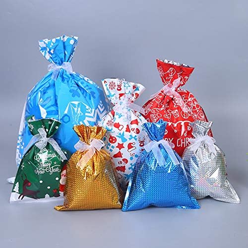 Homeriy 30pcs sacos de presente de Natal