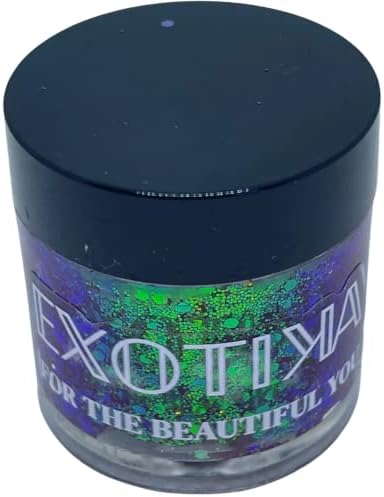 EXOTIKA BEAUCA ALEXA ORANGEOGRAGRA FACE E GEL BODY GLITTER PARA CABELO NÃO EXOTICA