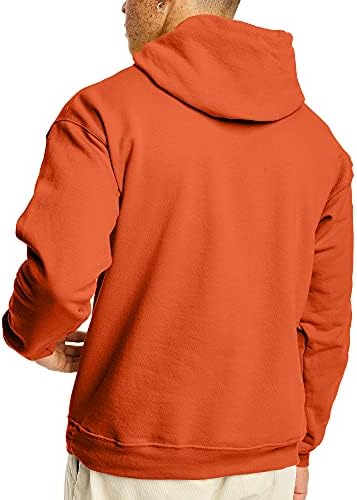 Hanes Men's Pullover EcoSmart Capuz Sweatshirt, laranja, x grande