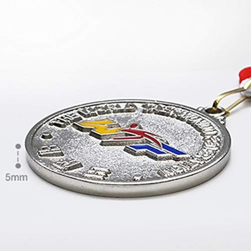 Coreia Taekwondo Medalha WTF LOGO LOGO GOLD Prêmio Prêmio Bronze DIA MMA Artes Marciais Hapkido World Taekwondo Federation Tournament