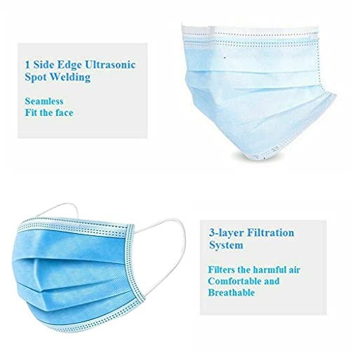 Bluespring descartável face_masks para máscaras de adultos feitas nos EUA apenas _medical_ máscara preto disposto