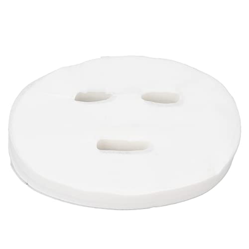 Folhas de máscara facial de 100pcs, papel de máscara de fibra de fibra de fibra de fibra da pele do Spa DIY, usada com