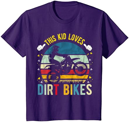 Crianças, essa criança adora camiseta de bicicleta de motocross sujeira de motocross sujeira