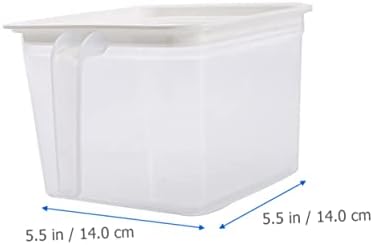 Solustre 2pcs Caixa de armazenamento de geladeira pode organizar para recipientes de vegetais de geladeira para