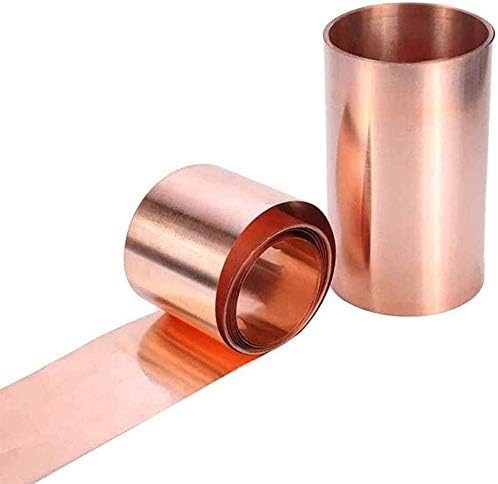 Xunkuaenxuan metal foil de cobre folha de metal placa de papel alumínio corte de cobre com comprimento de metal de 1000 mm de
