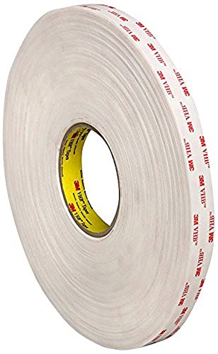 Fita VHB de 3m 4952, branca, 3/4 em x 36 m, 45 mil, 12 rolos por caixa