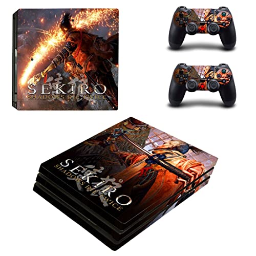 Jogo Sekirong Die e Duas vezes Shinobi Shadow PS4 ou PS5 Skin Skinper para PlayStation 4 ou 5 Console e 2 controladores