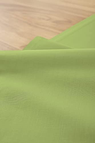 Solino Home Cotton Linen Table Runner 14 x 90 polegadas - Apple Green Table Runner para primavera, verão, jantar, vida, festa - máquina lavável e artesanal de tecido natural - dru