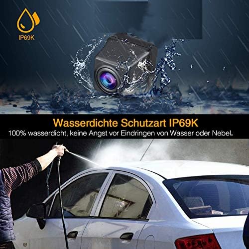 Câmera de backup de reversão traseira Câmera traseira da placa de reposição Câmera Night Vision IP69K impermeável para Mazda CX-5 CX-7 CX-9 Mazda 3 Mazda 6