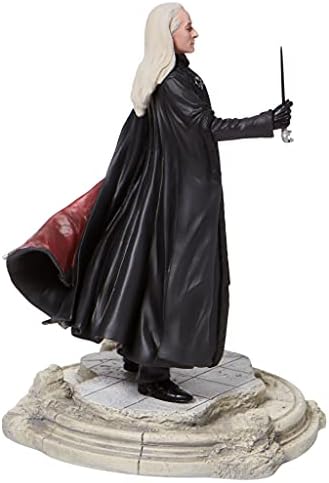 Enesco Harry Potter Lucious Malfoy com Dobby, a estatueta de elfo, 10,25 polegadas, multicolor