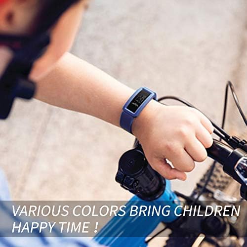 Watbro Compatível com Fitbit Ace 2 Bands for Kids 6+, acessórios de pulseira de silicone suaves REPALAMENTO DE BANDA REPALEÇÃO DA BANDA, pulseiras esportivas coloridas para Fitbit ACE 2/ Inspire HR para meninos meninas