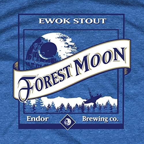 Guerrilha Tees Forest Moon Ewok Stout Camisa de cerveja engraçada