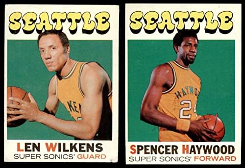 1971-72 Topps Seattle Supersonics Set Seattle Supersonics VG/Ex+ Supersonics