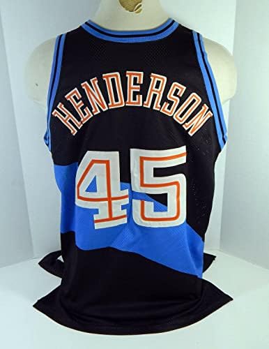 Cleveland Cavaliers Cedric Henderson 45 Jogo emitiu Black Jersey 48 DP18819 - jogo da NBA usado
