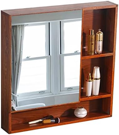 Armário de espelho de banheiro bddie, armário de alumínio com espelho, gabinete alto montado na parede, sobre o armário de armazenamento do banheiro, espelho de vaidade/barbear para homem/mulher