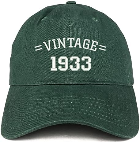Trendy Apparel Shop Vintage 1933 Capinho de beisebol de 90 anos