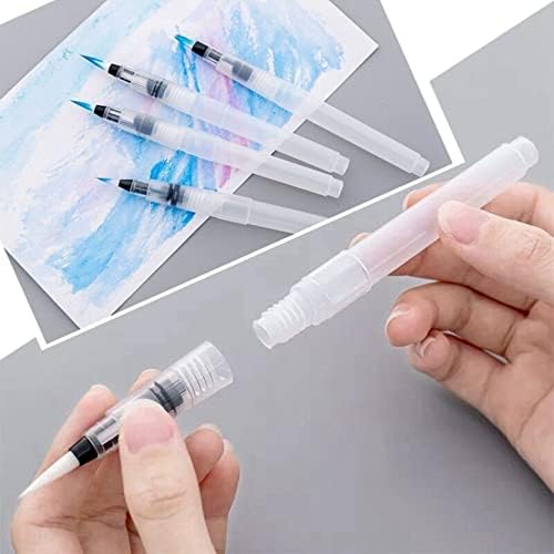 Caneta de tinta para pincel de pintura reabastecível para pintar suprimentos de arte de desenho de caligraf